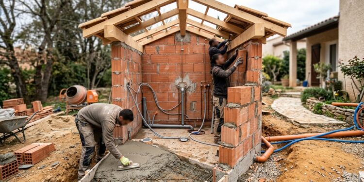 Custo de construção de banheiro externo de aproximadamente 3 m²