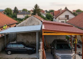 Quanto custa construir uma garagem coberta para 2 carros em 2026 e qual tipo de cobertura pesa menos no orçamento