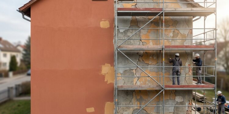 Custo de pintura de fachada de 120 m²