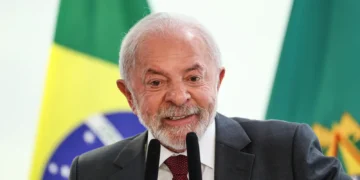Presidente Lula em discurso oficial