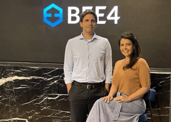 Rodrigo Fiszman e Patricia Stille, cofundadores da BEE4